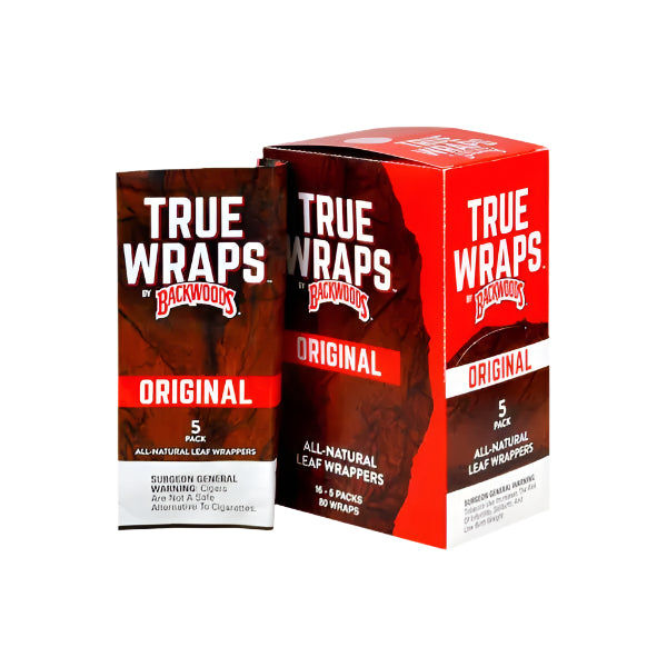 Backwoods - True Wraps - Original - 5pk - 16ct
