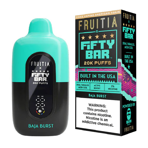 Fifty Bar x Fruitia 20k - 18ml - 5ct +