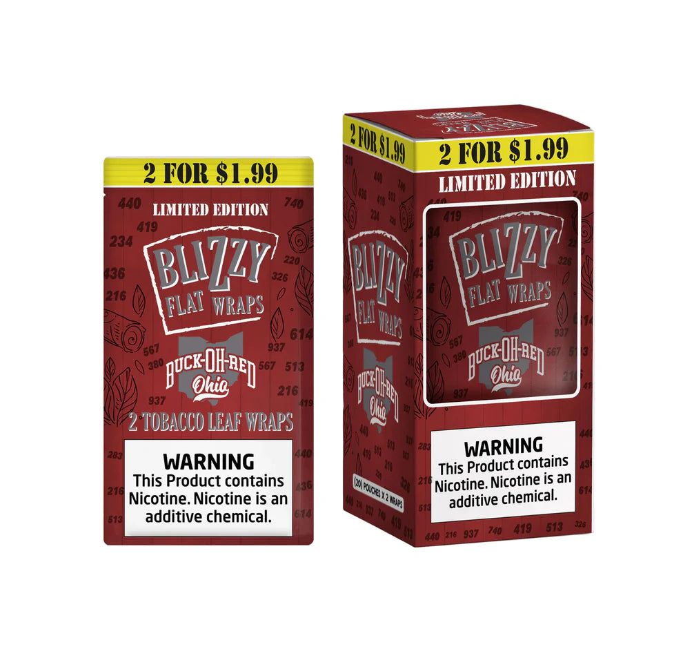 Blizzy Flat Wraps (2/$1.99) - 2pk - 20ct