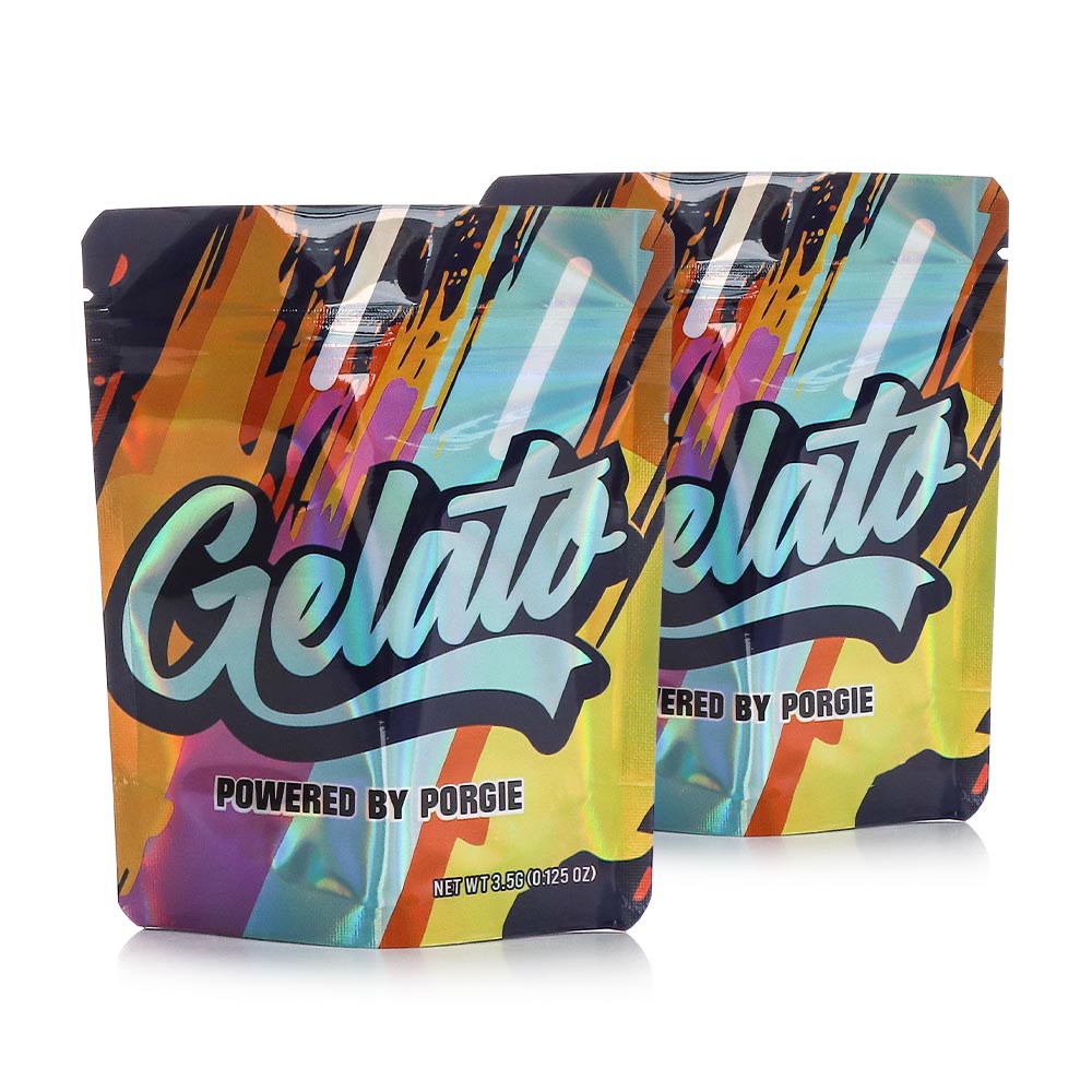 Mylar Bags - 3.5g - Designer Gelato - 100ct