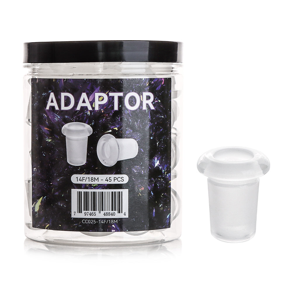 Glass Adapter - 14mm / 18mm Reducer - 45ct