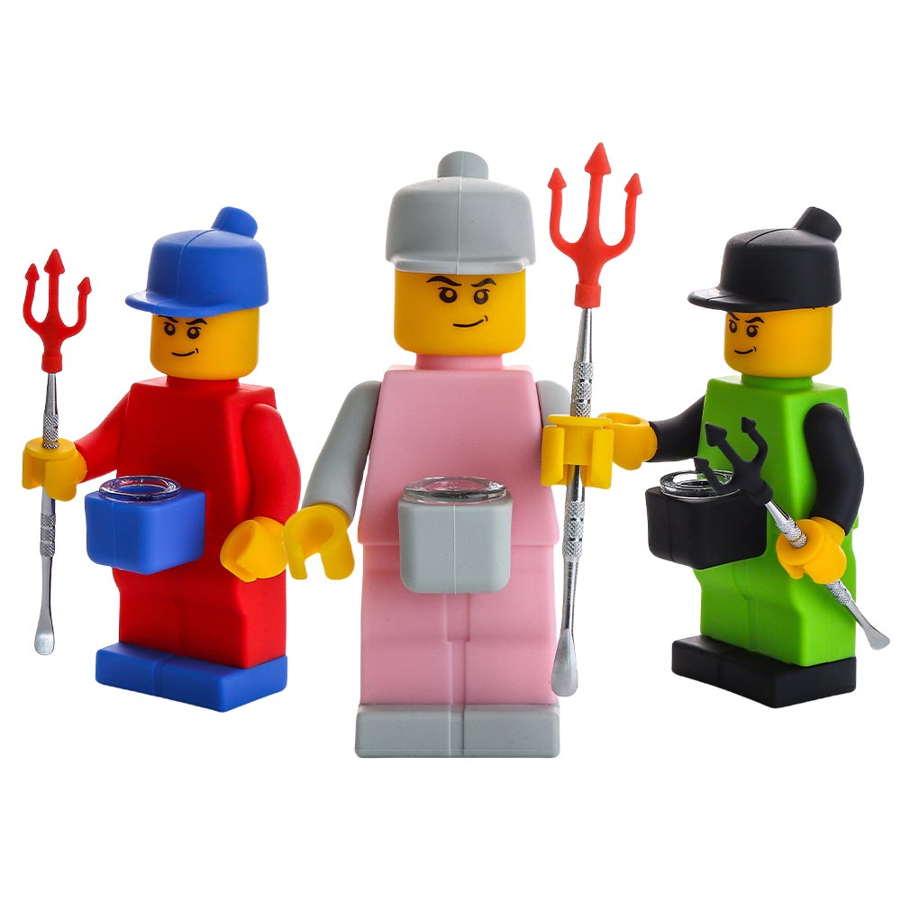 WP - 6" Brick Man w/ Trident - Asst