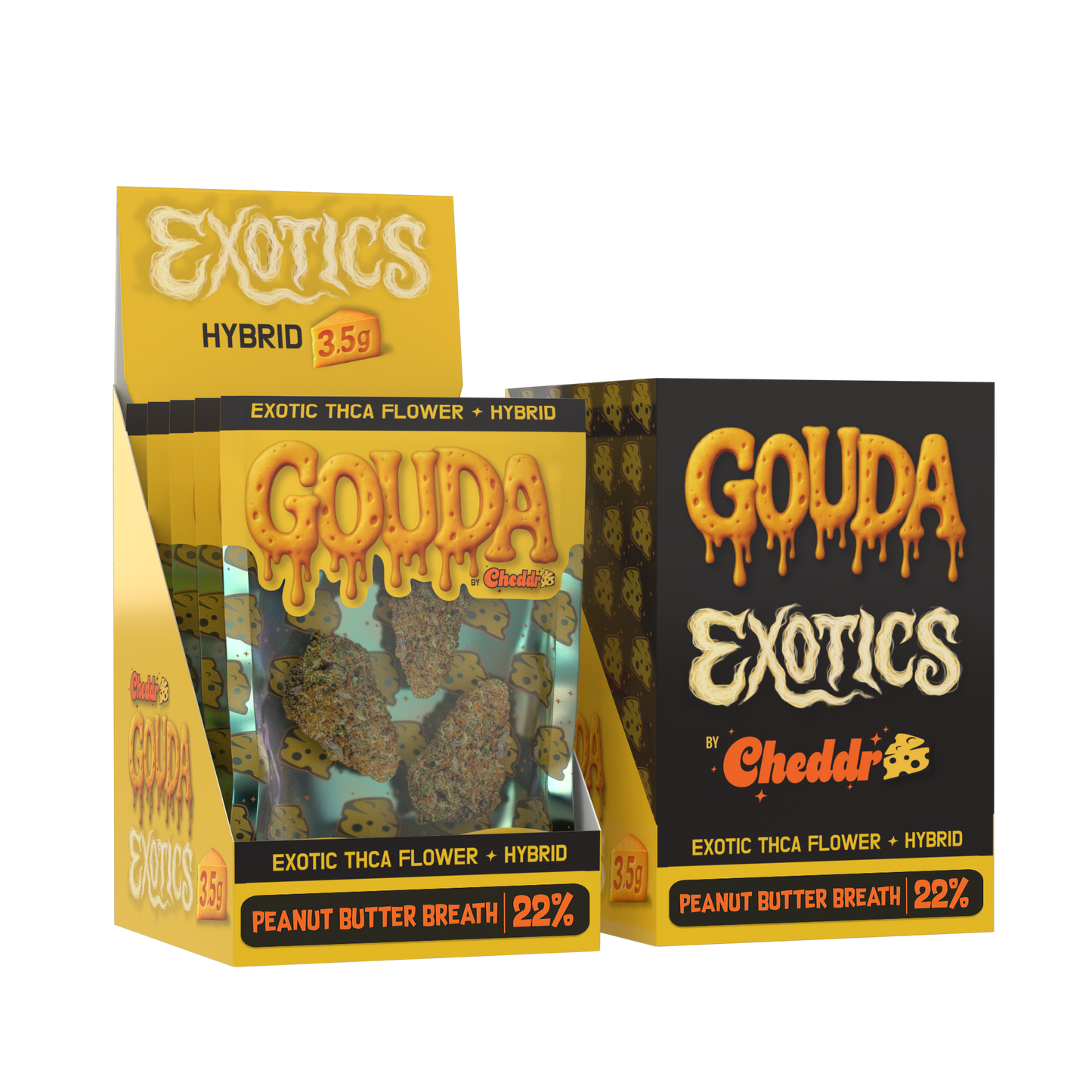 Cheddr Gouda Exotics | 3.5g Flower | 5ct