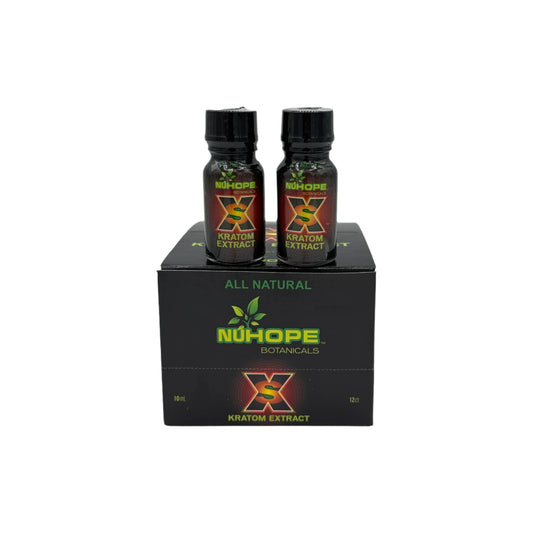 Nuhope botanicals - Kratom - Shot - XS - 10ml - 12ct