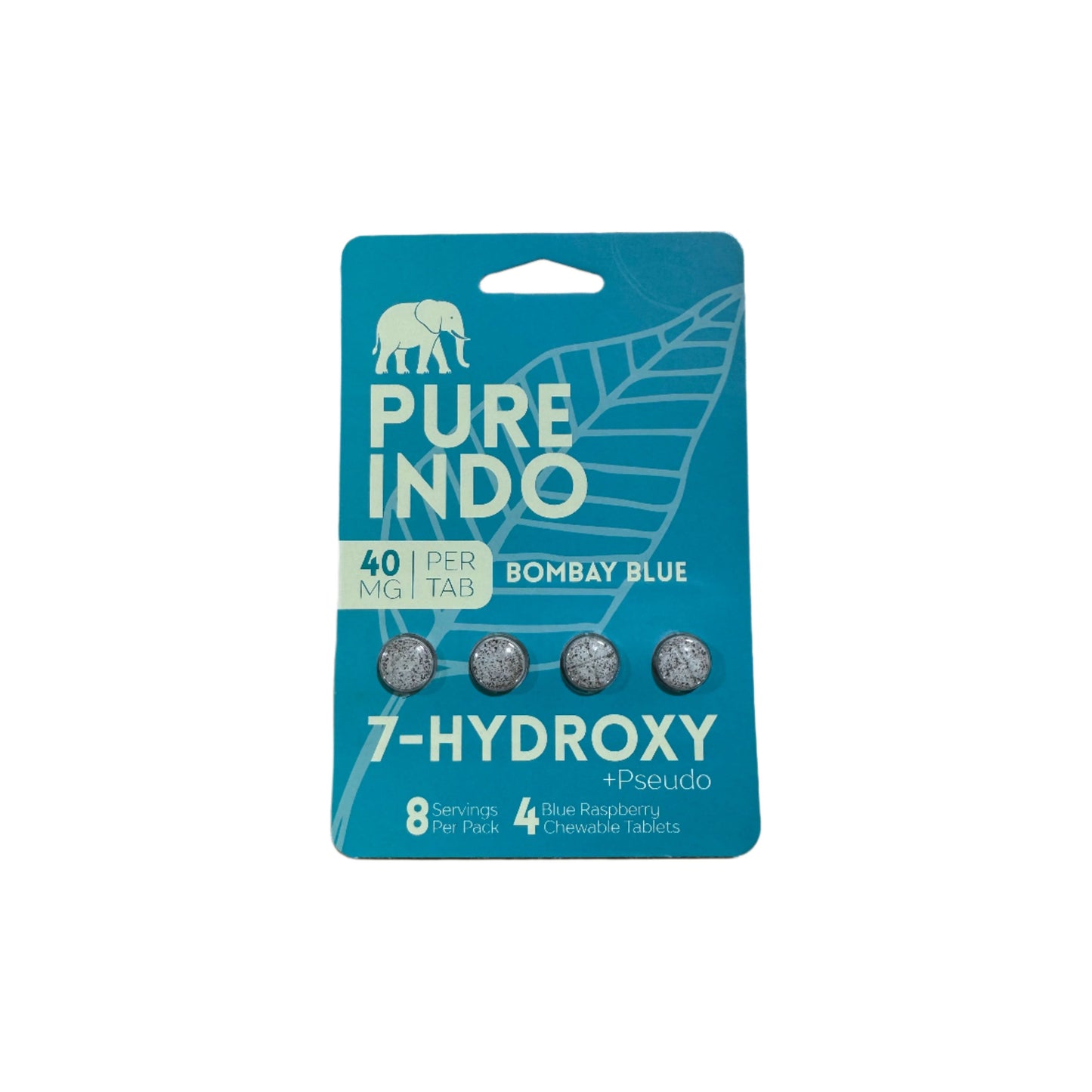 Pure Indo - 40mg Pseudo + 7-OH Tabs - 4pk - 10ct +