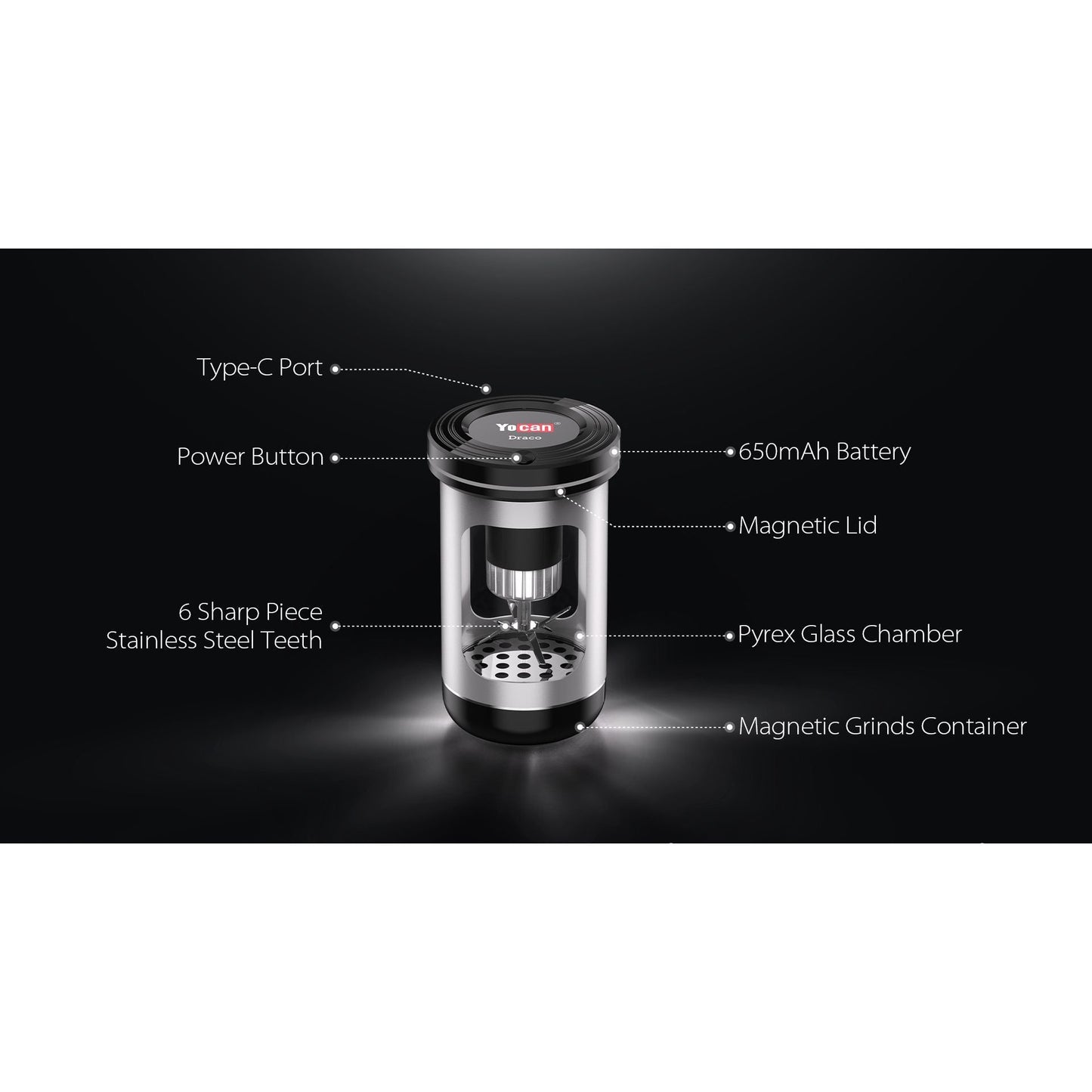 Yocan - Draco - Electric Grinder