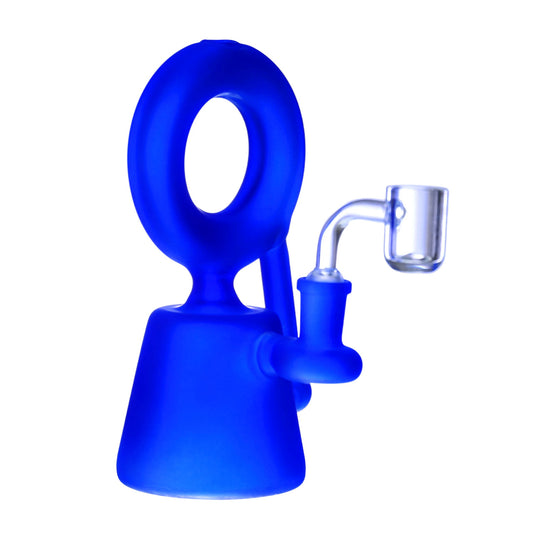 Clover Glass - WP - 8" Orb Perc Donut - Asst