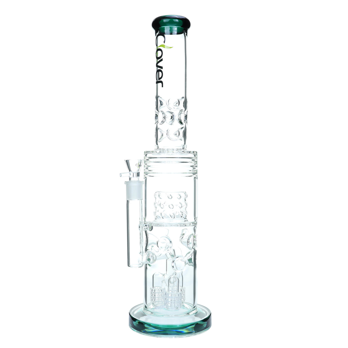 Clover - WP - 17" Quad Showerhead Perc - Green
