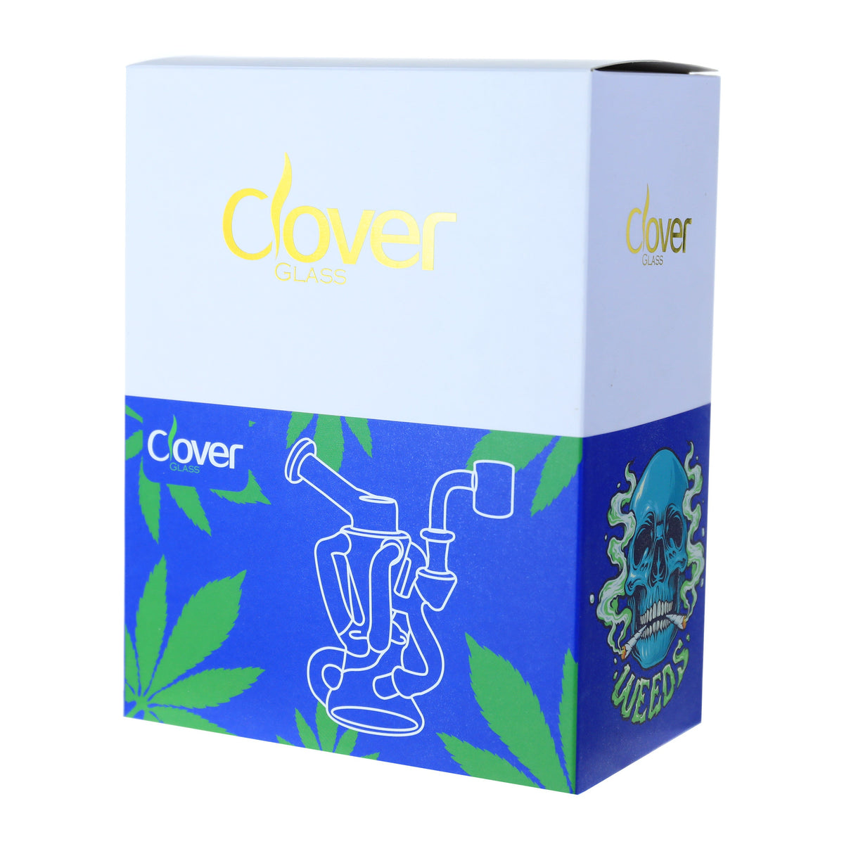 Clover - WP - 6" Two Tone 4-Arm Floating Recycler - Asst