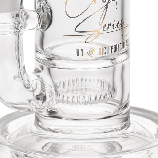 HPG Crystal Series - WP - 9.5" Slit Bucket Perc Straight
