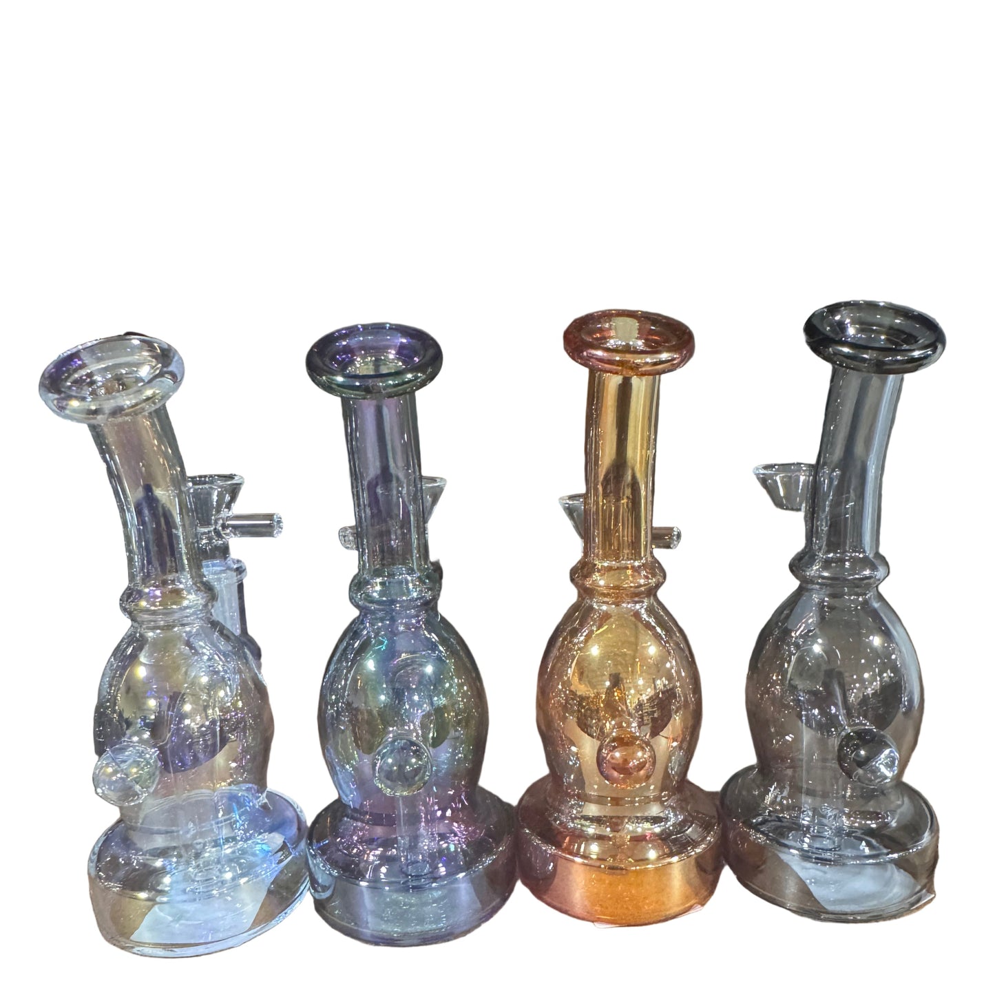 WP - Electroplated Banger Hanger Ball Shape 14mm - Assorted Color