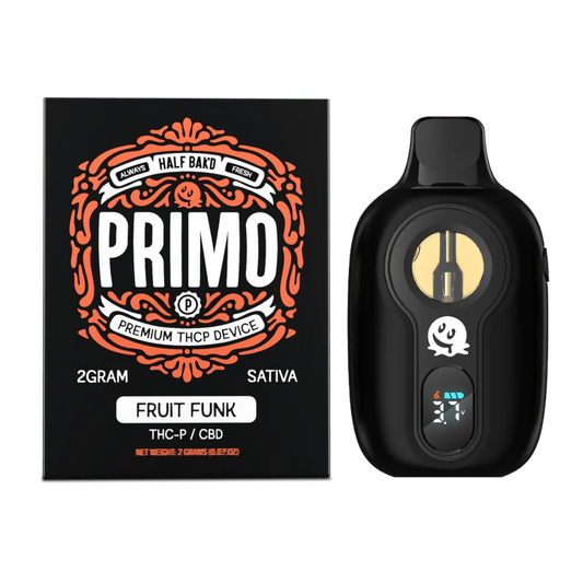 Half Bak'd - 2g Dispo - Primo THC-P - 5ct
