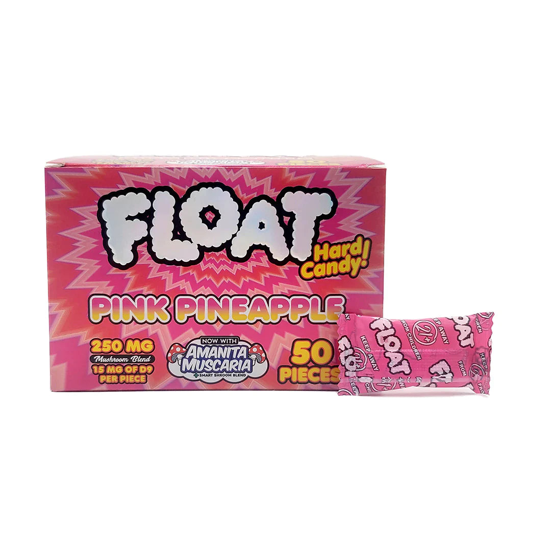 Float - 250mg Candy D9 Blend - Pink Pineapple - 50ct +