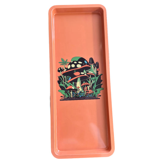 Rolling Tray - 3D Long Tray w/ Lid - 17" x 7"