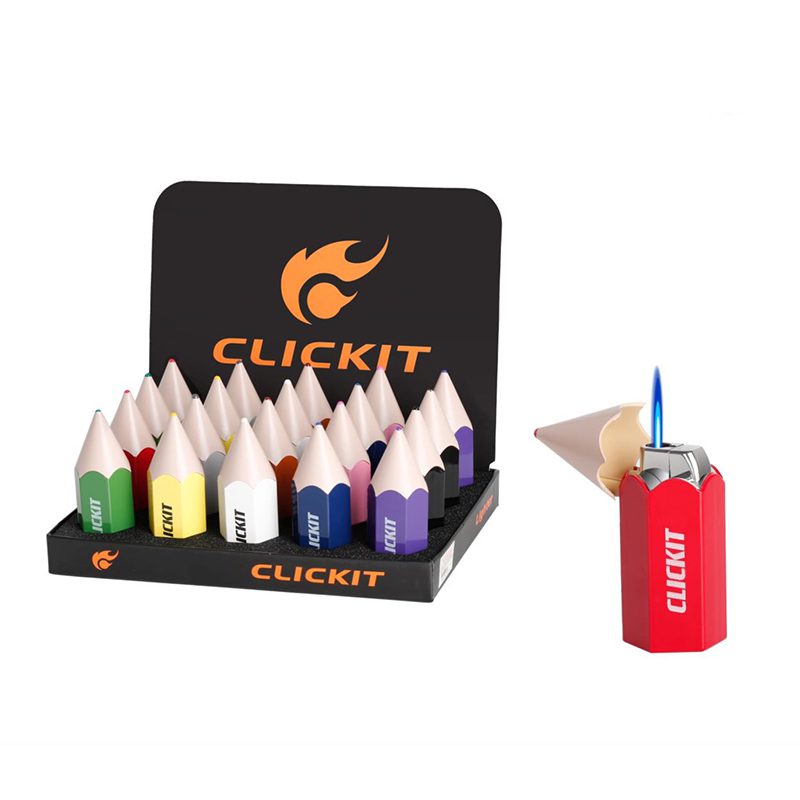 Clickit - Torch Lighter - Crayon - 20ct