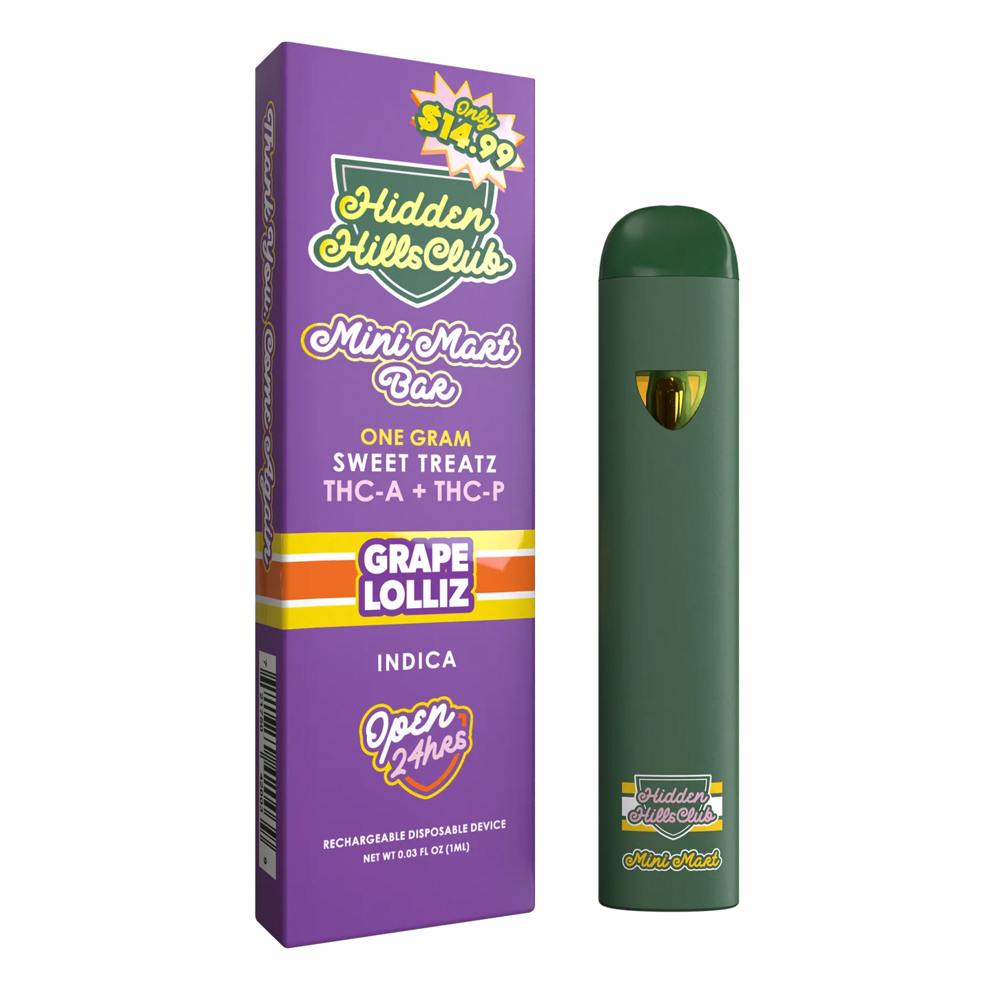 Hidden Hills - 1g Dispo Sweet Treatz Mini Mart Blend | 5ct