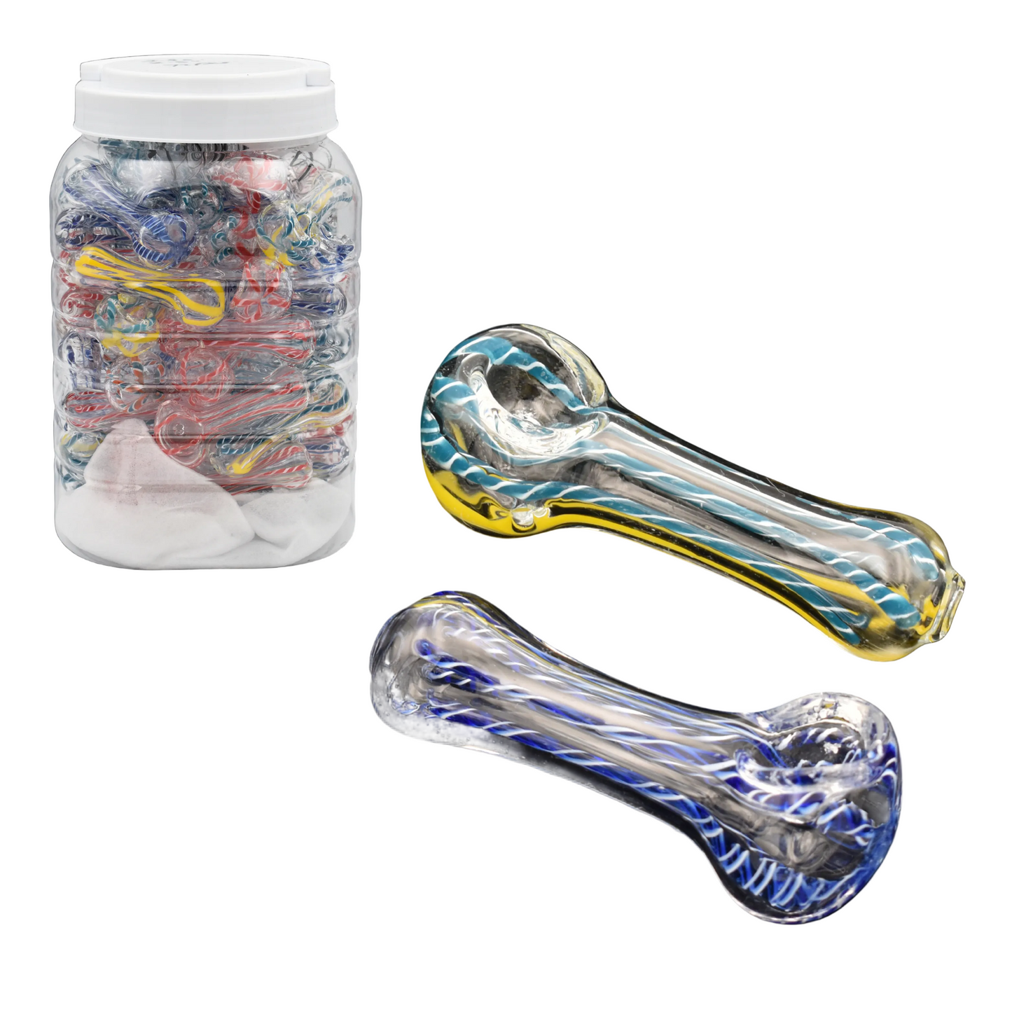 Hand Pipes - 72ct Jar - Assorted Art Styles