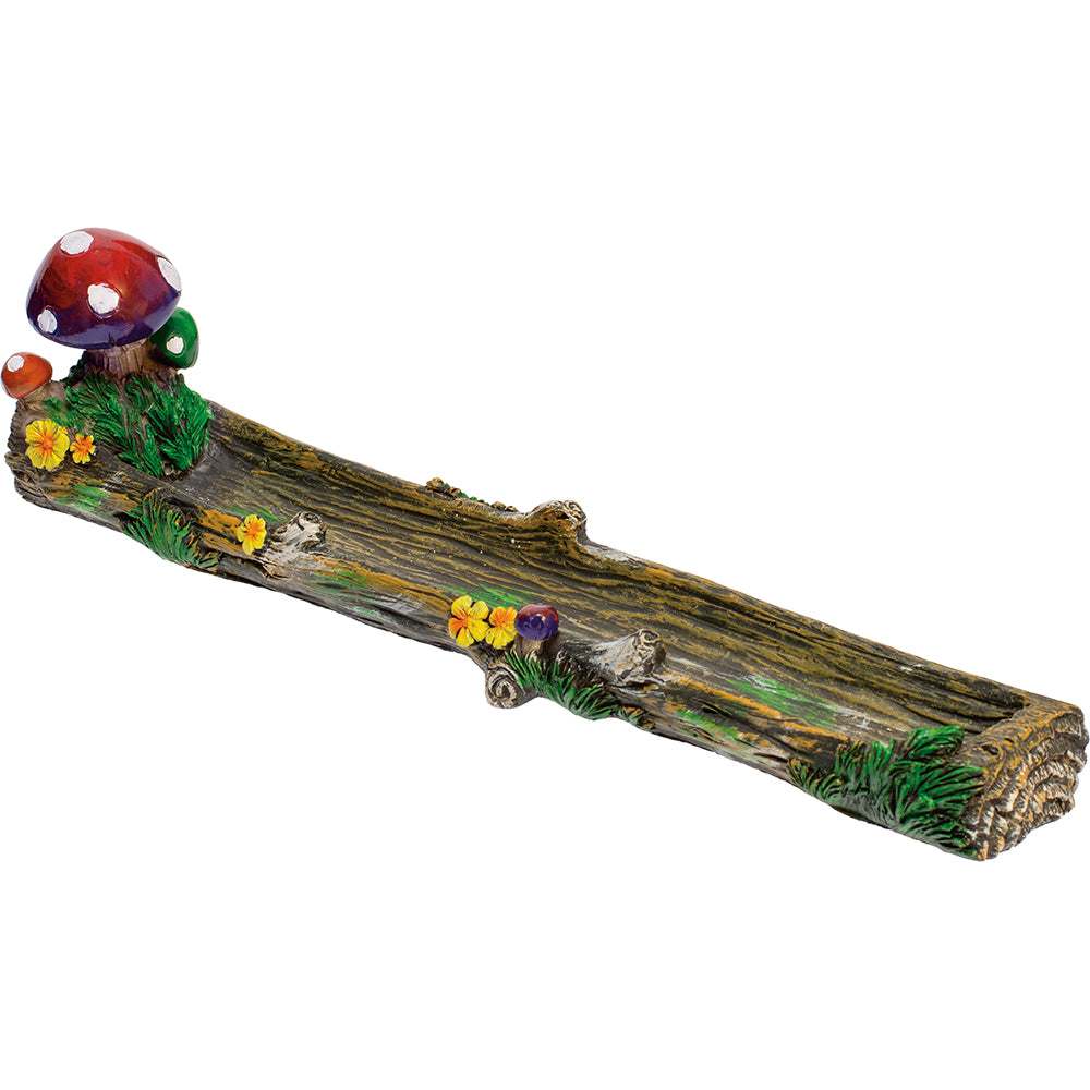 Incense Burner - Flat Mushroom Polystone - IB69