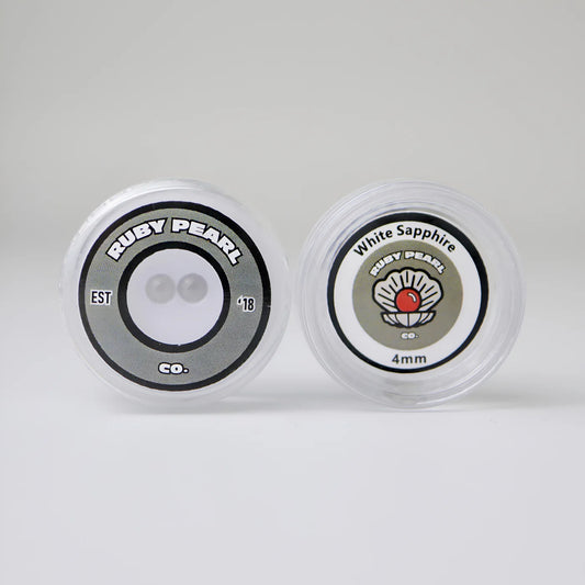 Ruby Pearl Co - Terp Pearls - 4mm Sapphire - Clear +