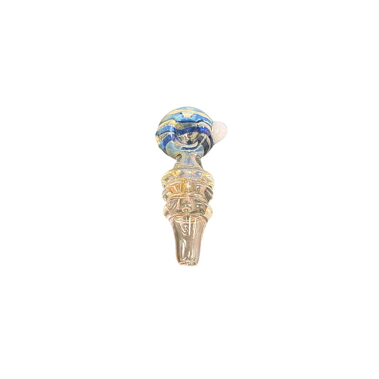 Blue & Gold Hand Pipes - 3pk