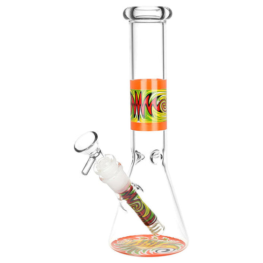 WP - Line Work Beaker w/ Matching Downstem - Assorted Colors