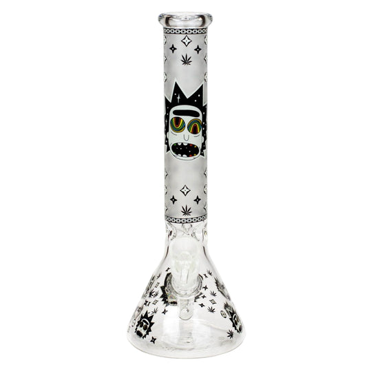 WP - 10" Pickel Rick Beaker Glow in the Dark Water Pipes - Asst