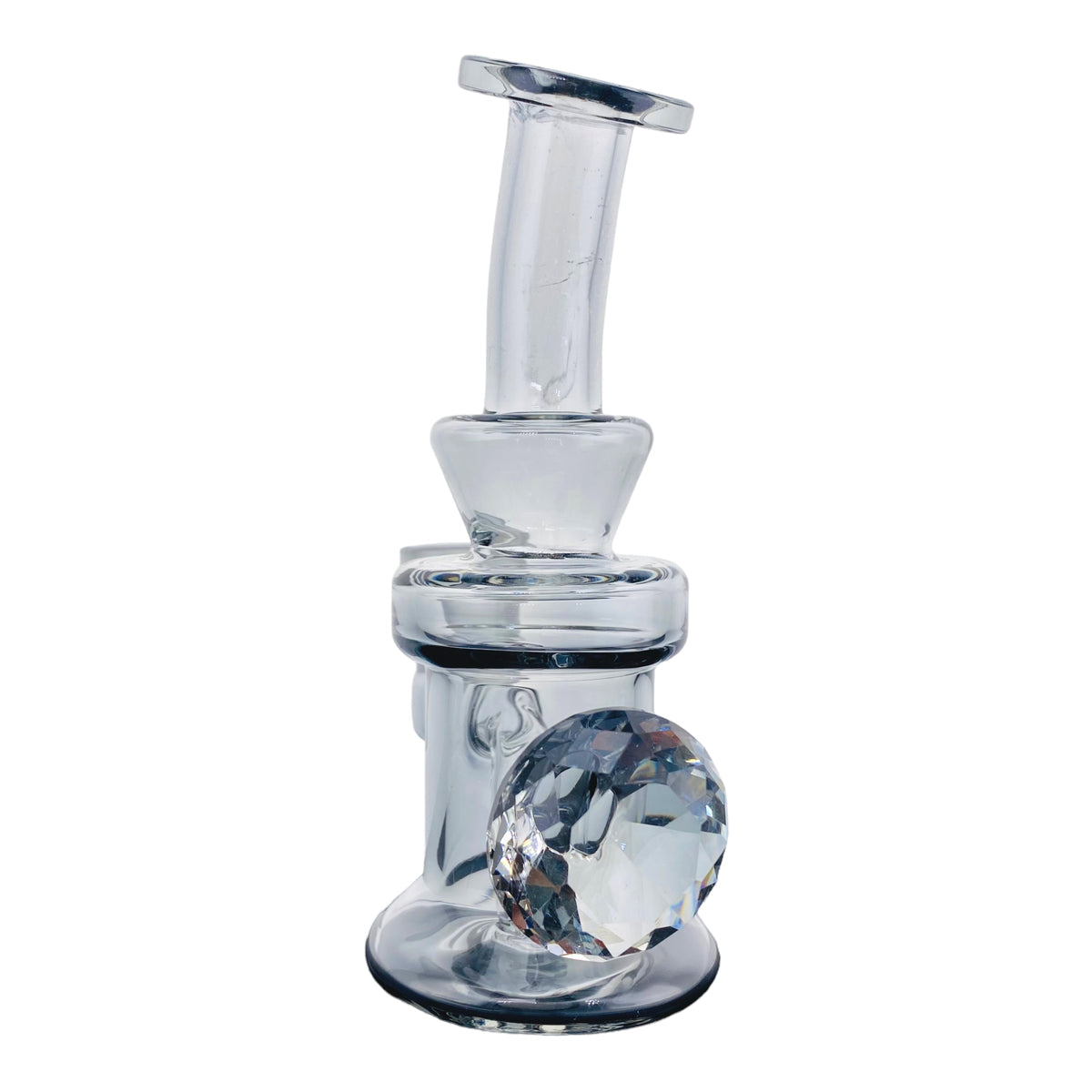 WP - 7" Electroplated Banger Hanger w/ Marble 14mm - Assorted Colors