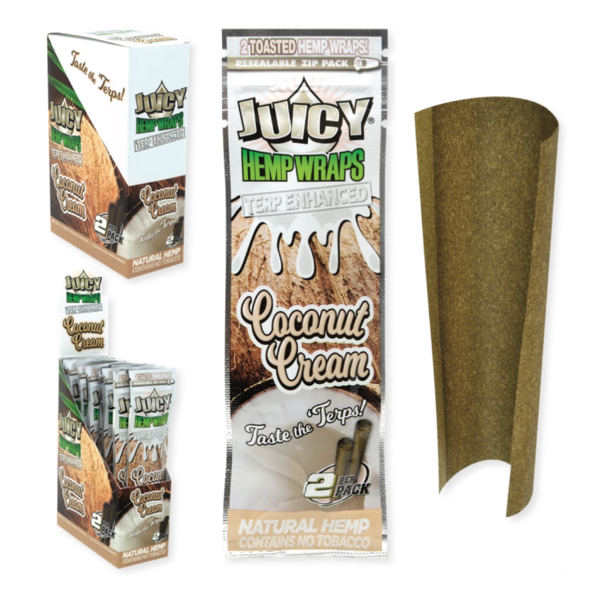 Juicy - Terp Hemp Wraps - 2pk - 25ct
