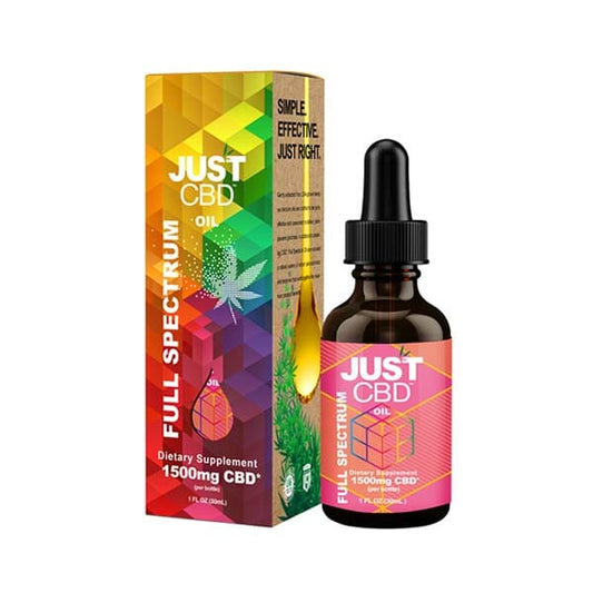Just CBD - 1500mg Full Spectrum Tincture +