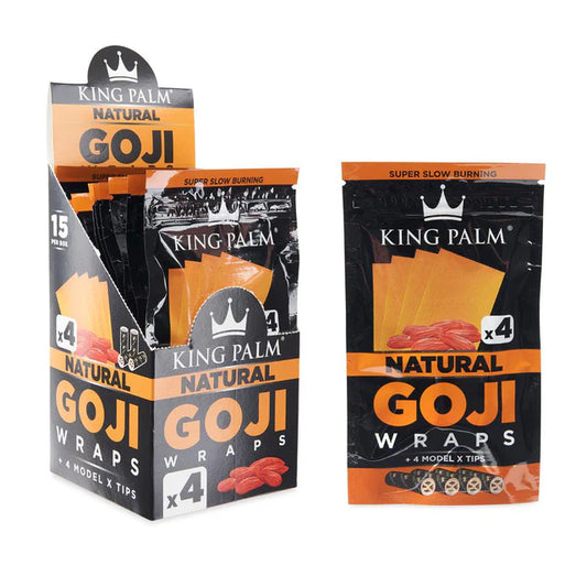 King Palm - Goji Wraps - 4pk - 15ct