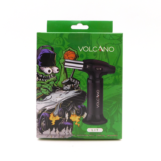 Volcano Lit Torch