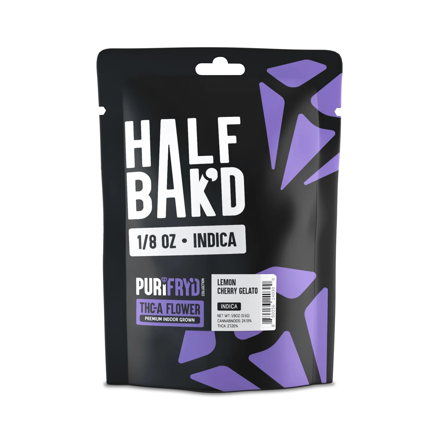 Half Bak'd - 1/8oz Flower - Purifry'd THC-A - 8ct