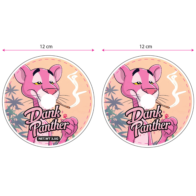 Mylar Bags - 50ct - 3.5g Die Cut Dank Panther