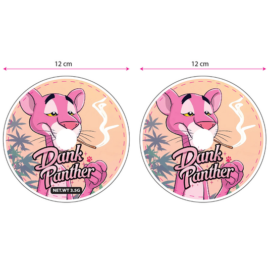 Mylar Bags - 50ct - 3.5g Die Cut Dank Panther