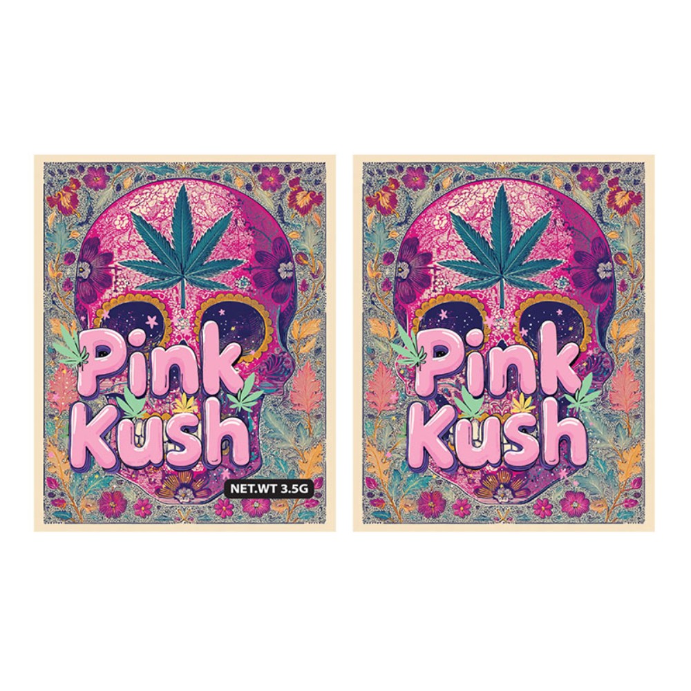 Mylar Bags - 100ct - 3.5g Designer Pink Kush