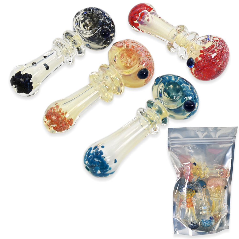 Hand Pipes - 4" Double Ring - 4ct