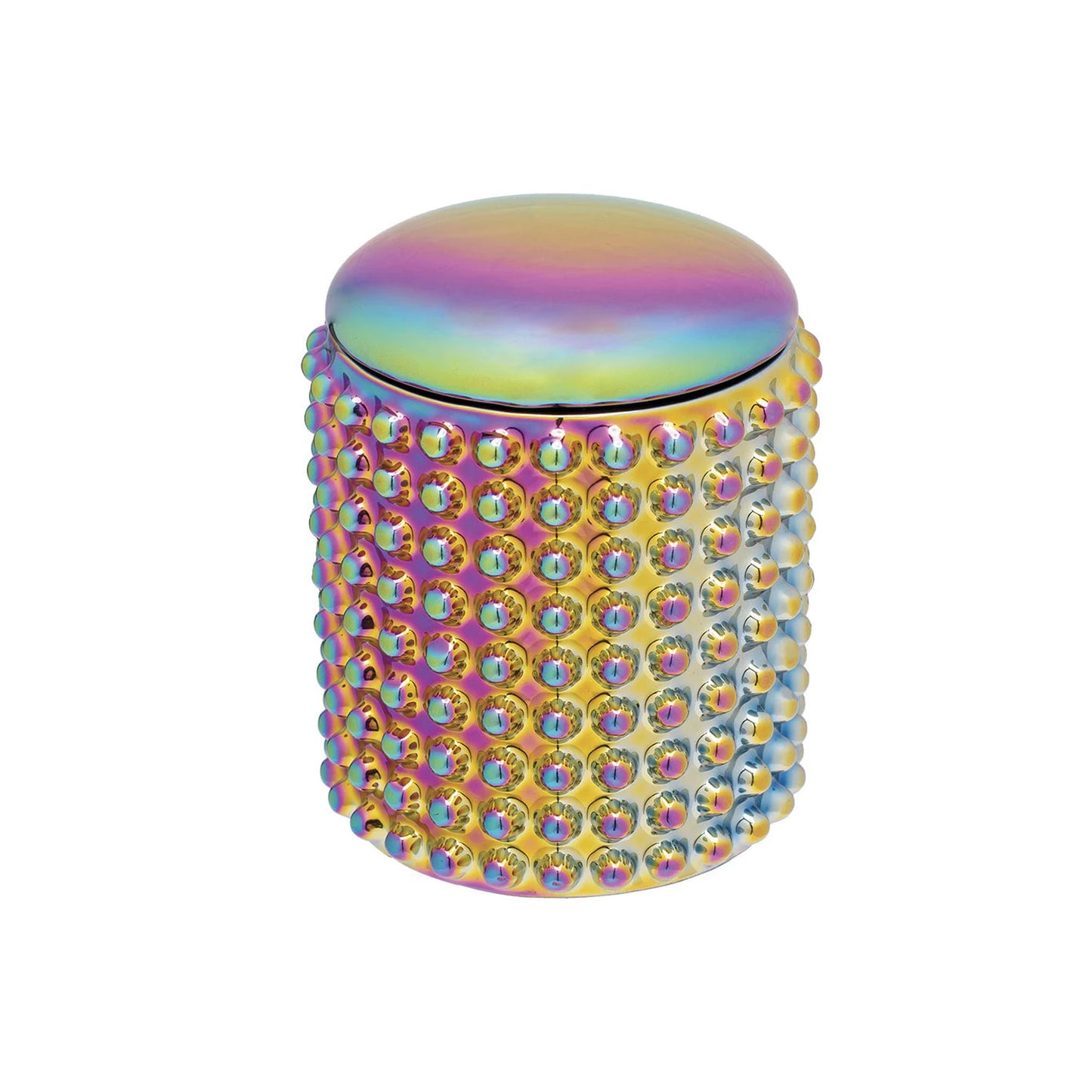Stash Jar - Ceramic Dotted - Spectrum - 4"