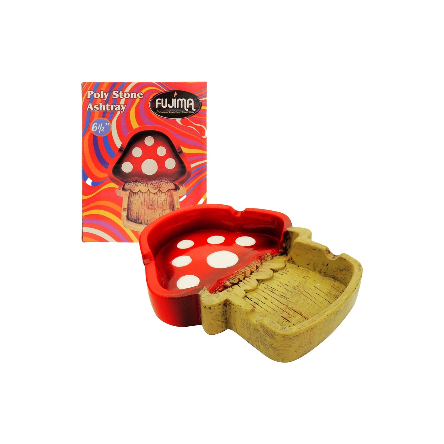 Ashtray - Mushroom Polystone - 6.5"