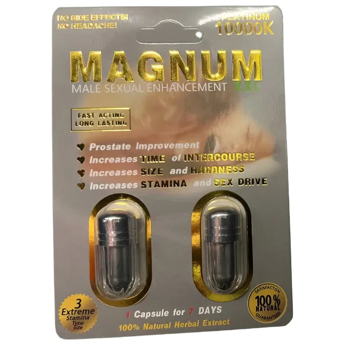 Magnum Silver - Enhancer - 10000k Caps - 2pk - 24ct
