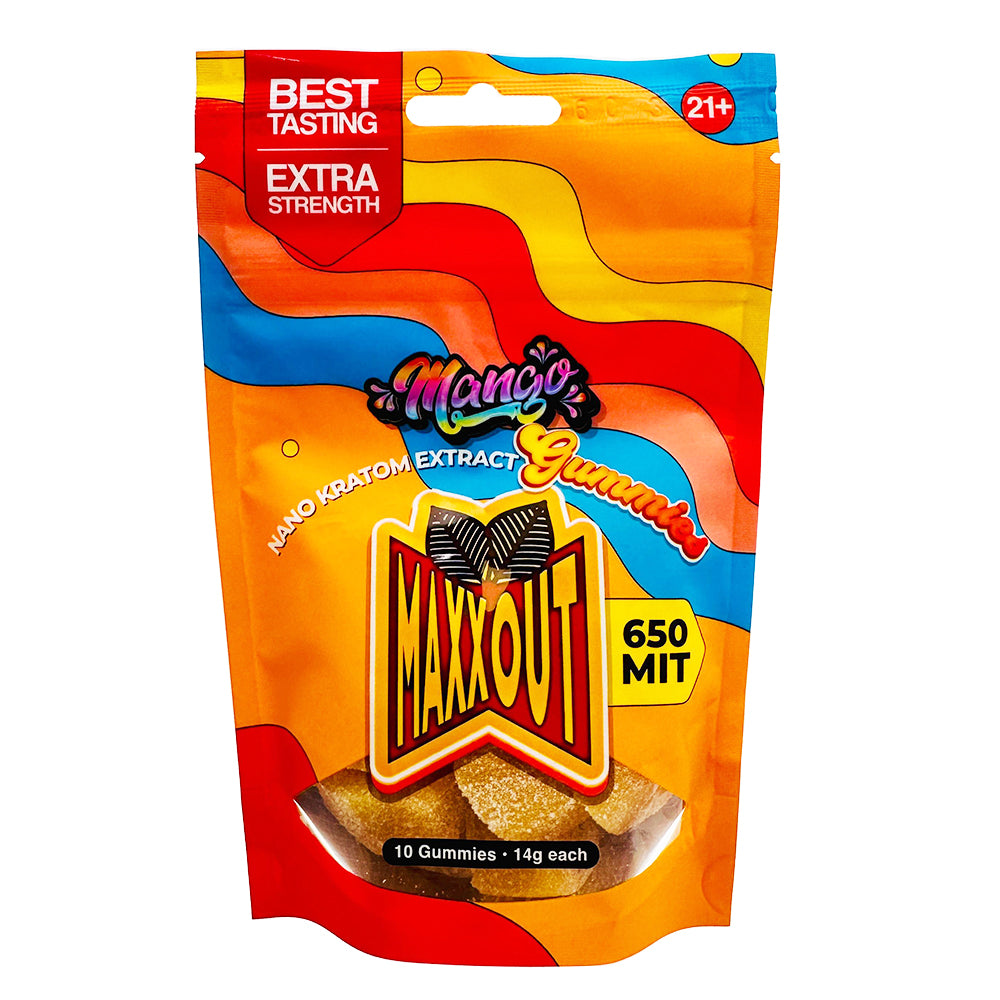 Maxx Out Kratom - Gummies - 650mg - 10pk - 5ct