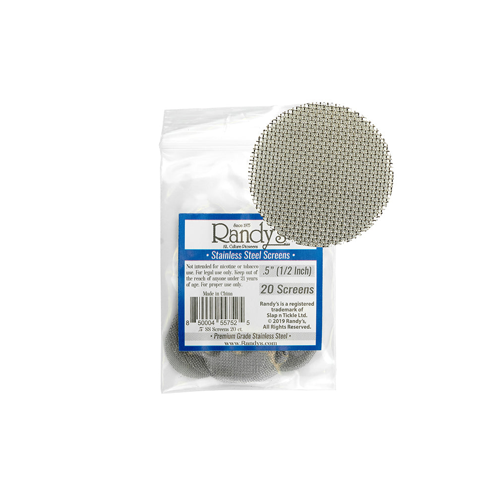 Randy's Screens - 0.5" Stainless Steel - 20pk - 36ct