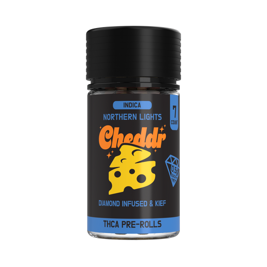 Cheddr .5g Diamond Infused & Kief Pre-Rolls | 7pk - 6ct