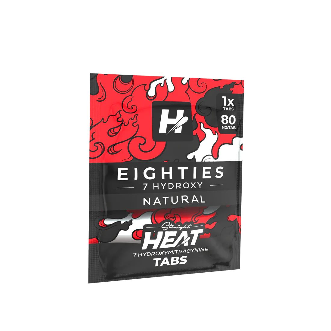 Straight Heat - 80mg 7-OH Tabs - Natural - 1pk - 25ct +