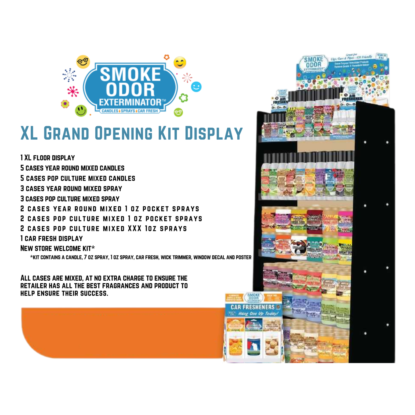 Smoke Odor Exterminator XL Grand Opening Kit Display