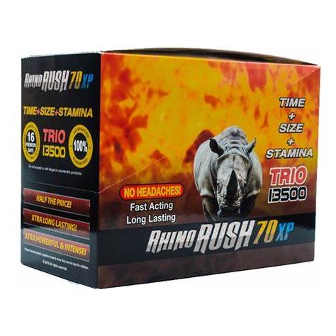 Rhino Rush - Enhancer - 13500 Caps - 2pk - 24ct