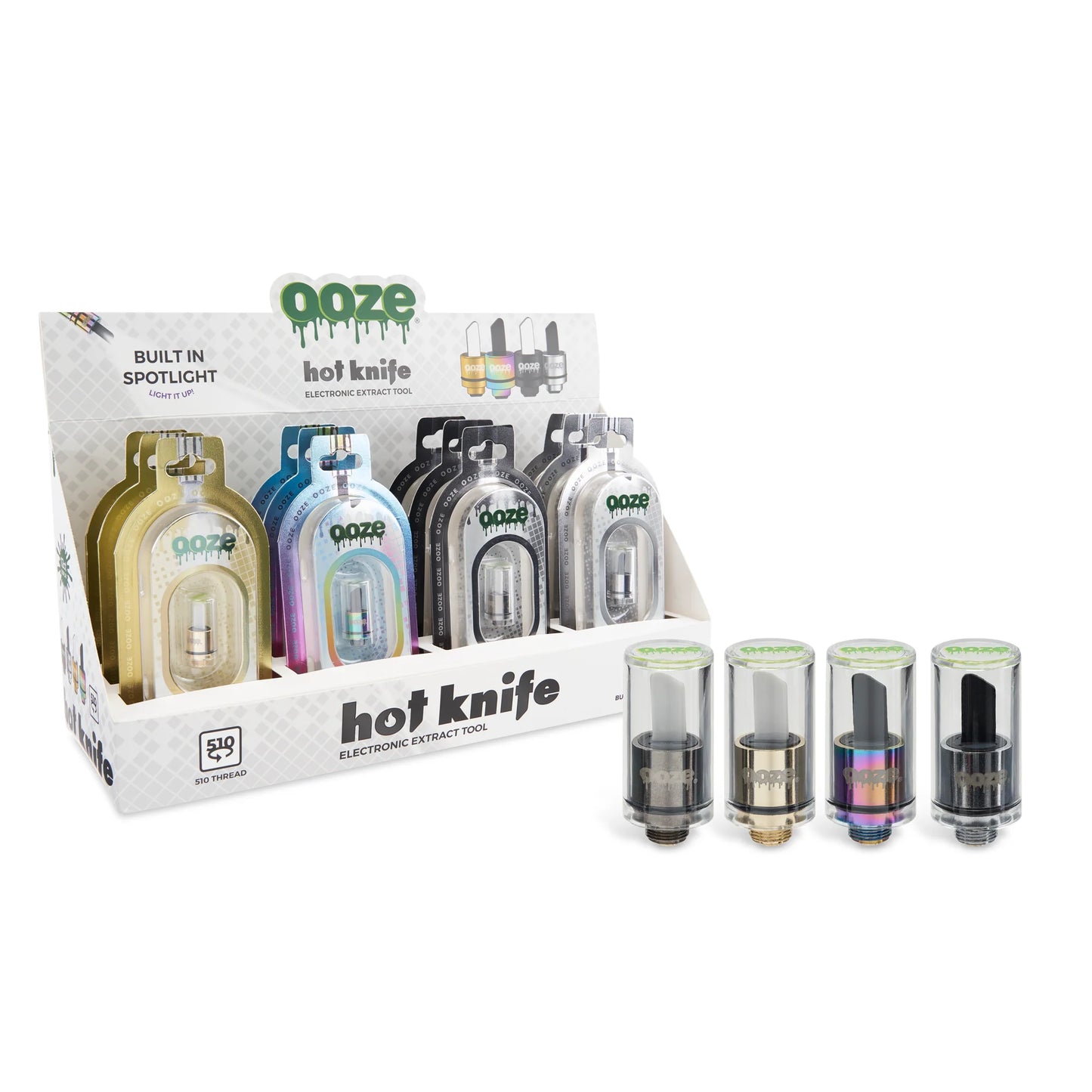 Ooze Hot Knife 2.0 - 12ct Display - Assorted