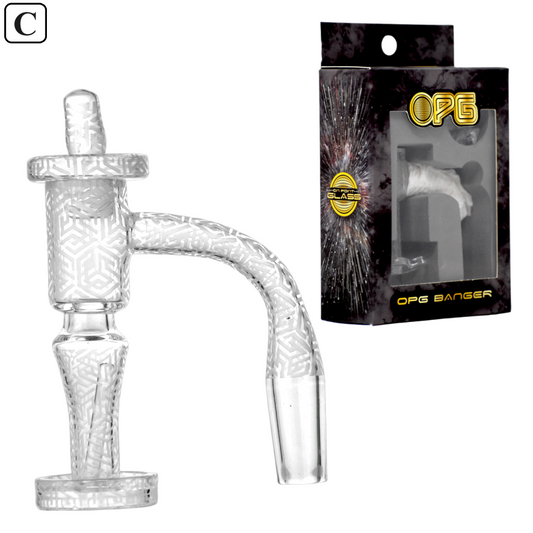 On Point Glass - Terp Slurper - 14/90 Engraved Charmer - QF584