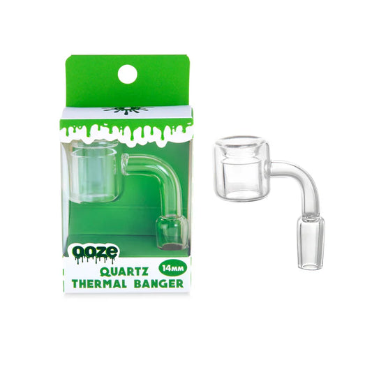 Ooze Thermal Banger Display - 90 Degree - 14mm - Male - 12ct