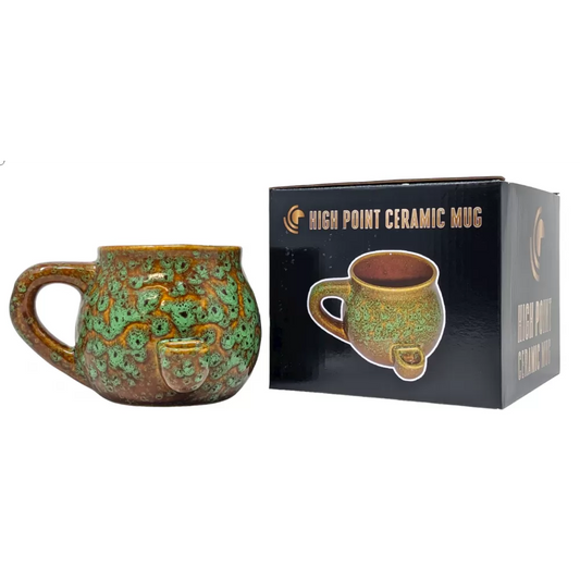 High Point Mug Pipe - Glazed Artwork