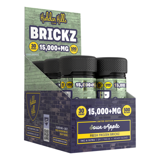 Hidden Hills Brickz Edibles | 15000mg | 6ct